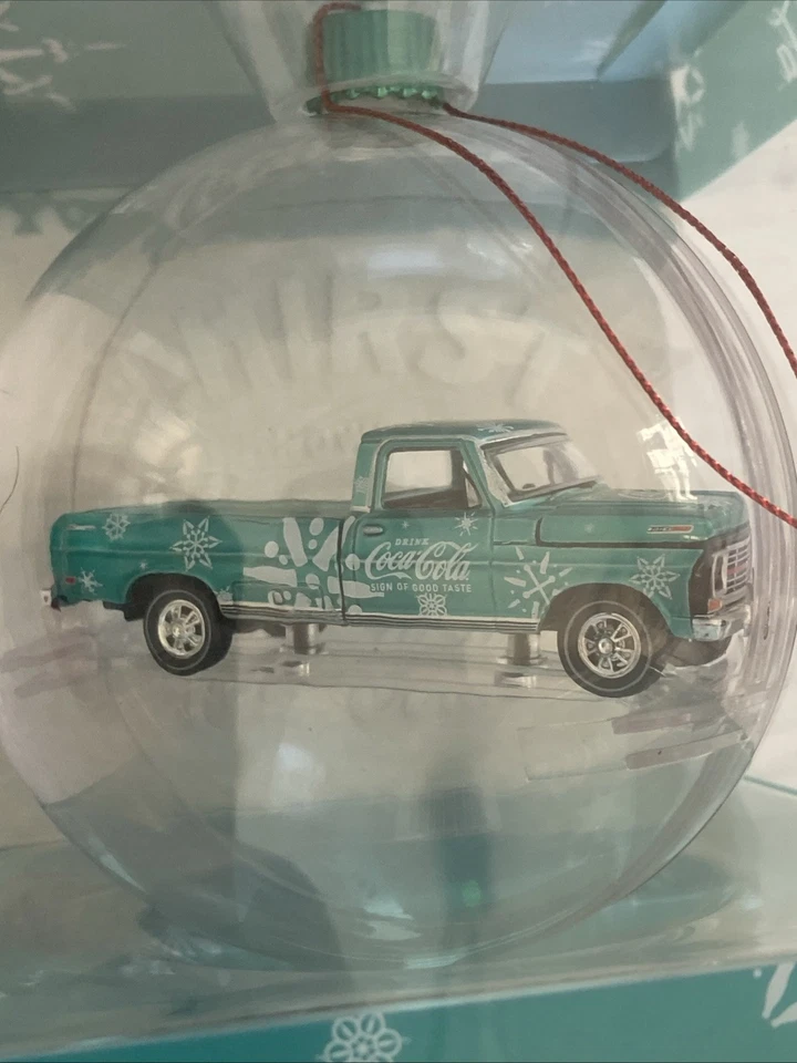 2025 M2 Machines Christmas Ornament Coca Cola-  " 1969 Ford F-100 Ranger Truck" - Image 2 of 4