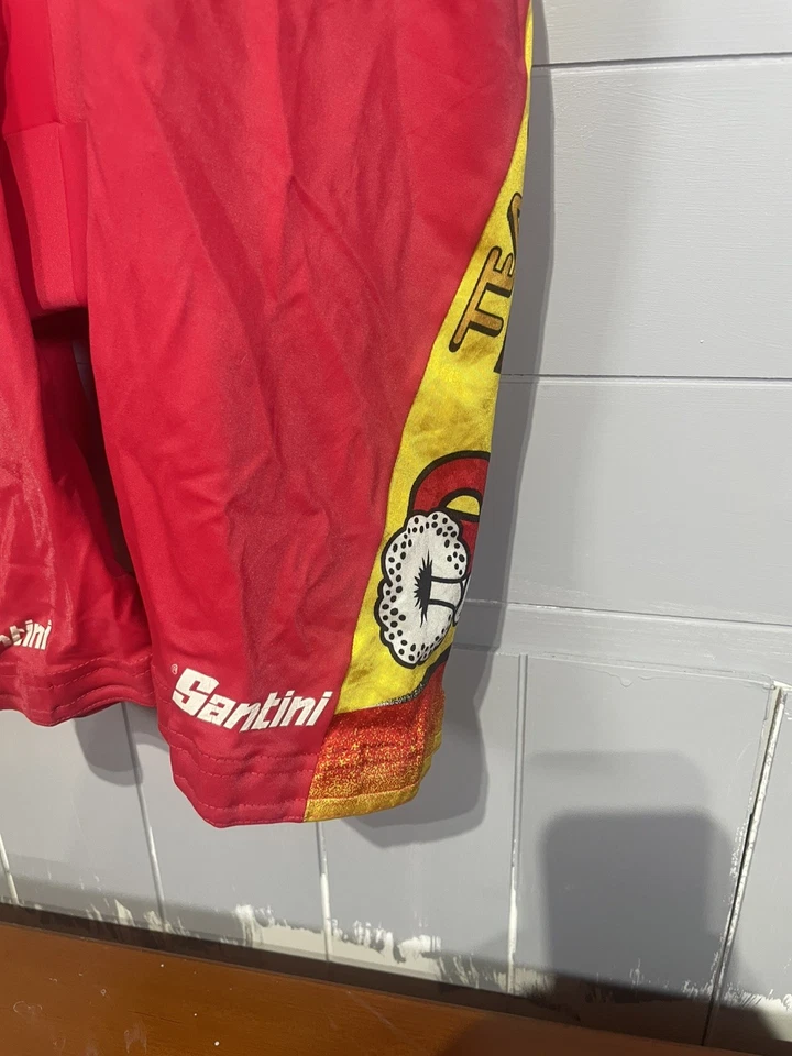 Vintage Santini Sms Cycling Bib Shorts Made Italy Bicycle Racing Padded  XXXL - Image 2 of 4