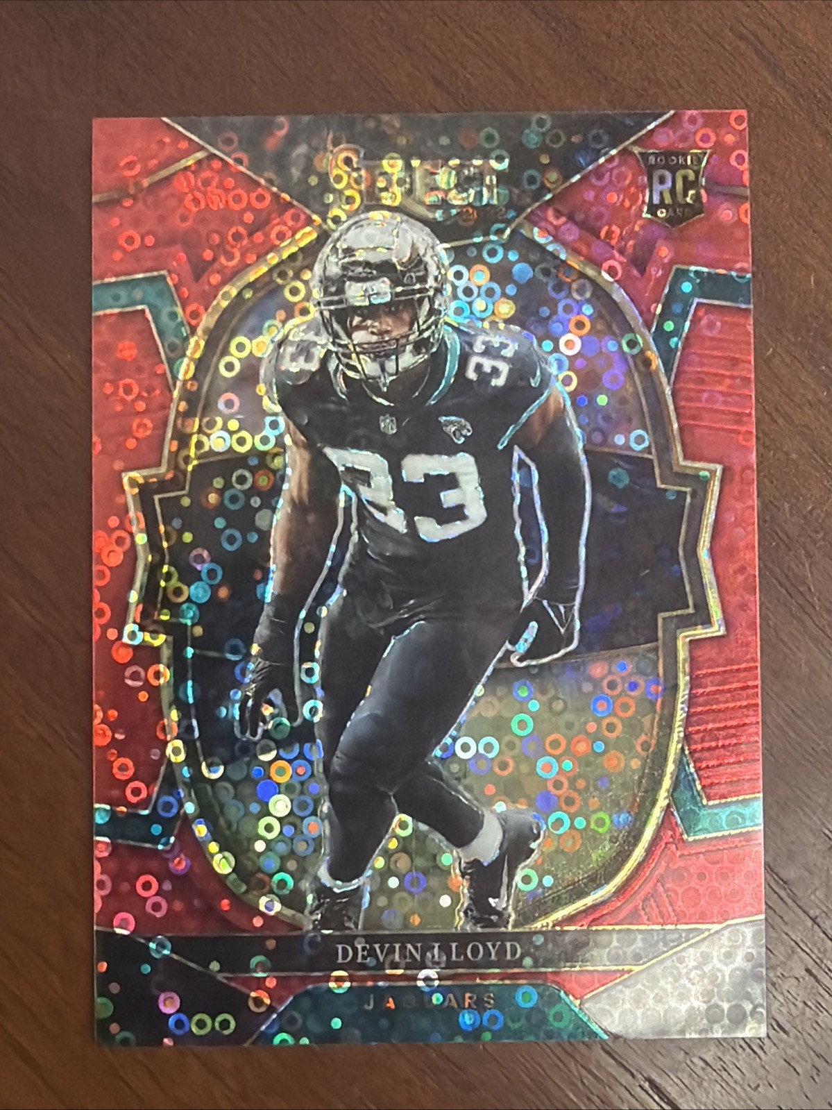 Devin Lloyd Panini Select #43 Red Disco