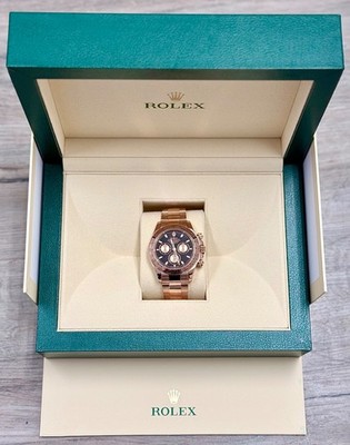 Rolex Daytona 116505 Everose Gold Black Dial Cosmograph 40mm