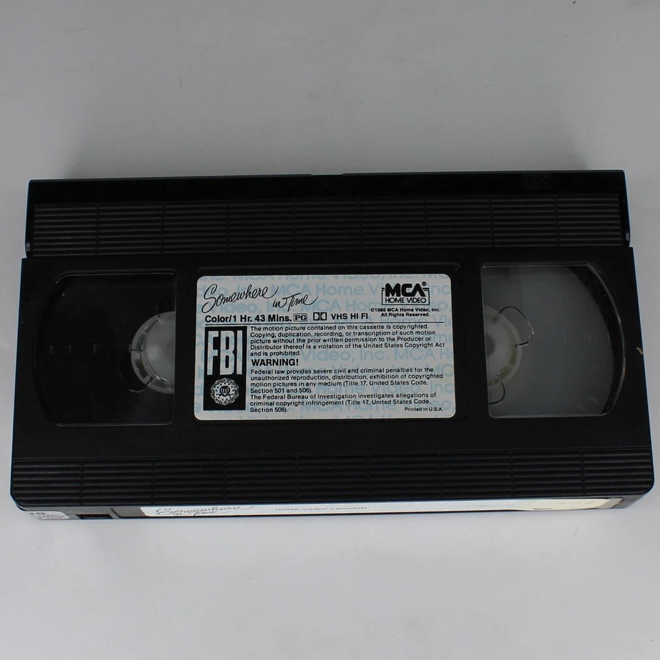 Somewhere in Time VHS 1980 Romance Drama MCA Home Video - Image 3 of 4