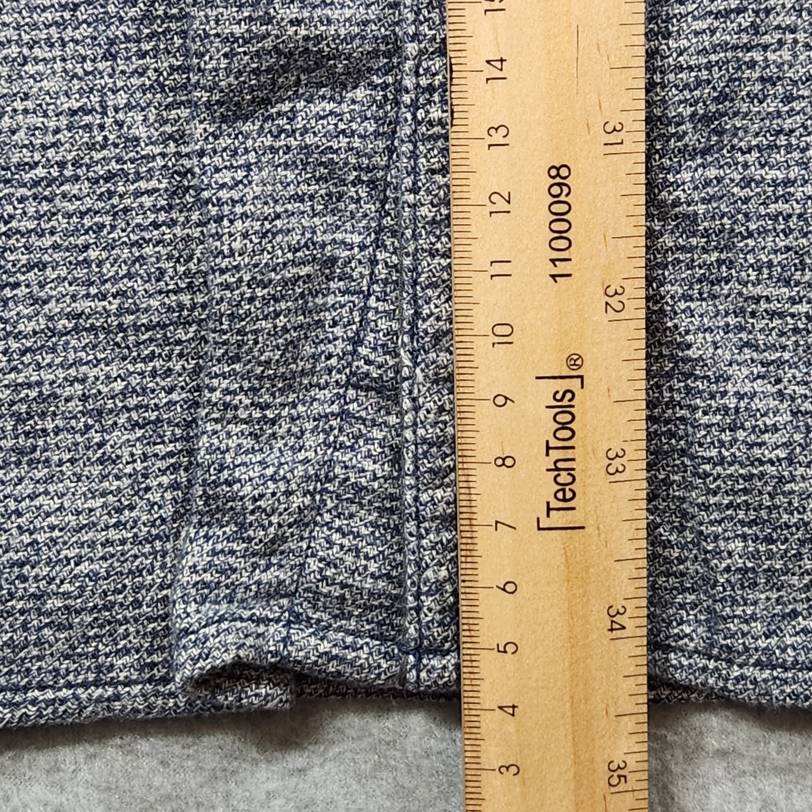 2 - Duluth Trading Co. Button Up Shirt Mens XL Kennesaw Relaxed Fit Green & Blue