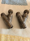 Lot of 2 Antique Gas Valves Water Spigots Beer Taps RARE! — photo 1