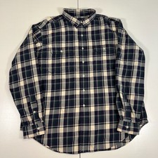 Ralph Lauren Button Down Shirt Mens 2XL Plaid Long Sleeve Vintage Classic Fit