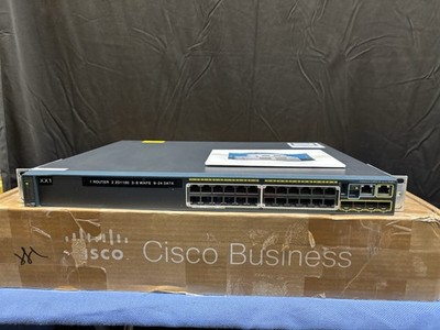 CISCO CATALYST 2960-S Series WS-C2960S-24PS-L V04 GIGABIT ETHERNET SWITCH -AS IS