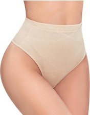 Thong Shapewear Tummy Control Mid-Rise Firm Body Shaper Tummy Control-XL
