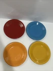 Fiesta Ware Homer Laughlin USA Set Of 4 Salad Plates 7 1/4” D Multicolor