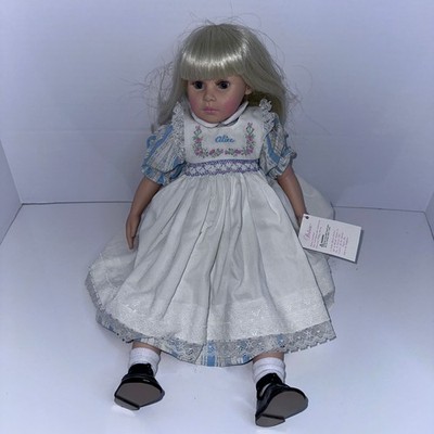Paulinettes Alice Vinyl Girl Doll dress Pauline Bjonness-Jacobsen blond 16''