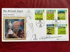 510. GB 1994 Golf FDC, Greg Norman Benham Silk, SIGNED Greg Norman