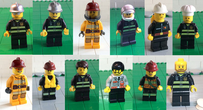 Lego - Figur Minifig Feuerwehrmann (cty0047 7942 cty0173 30010) Auswahlmenü