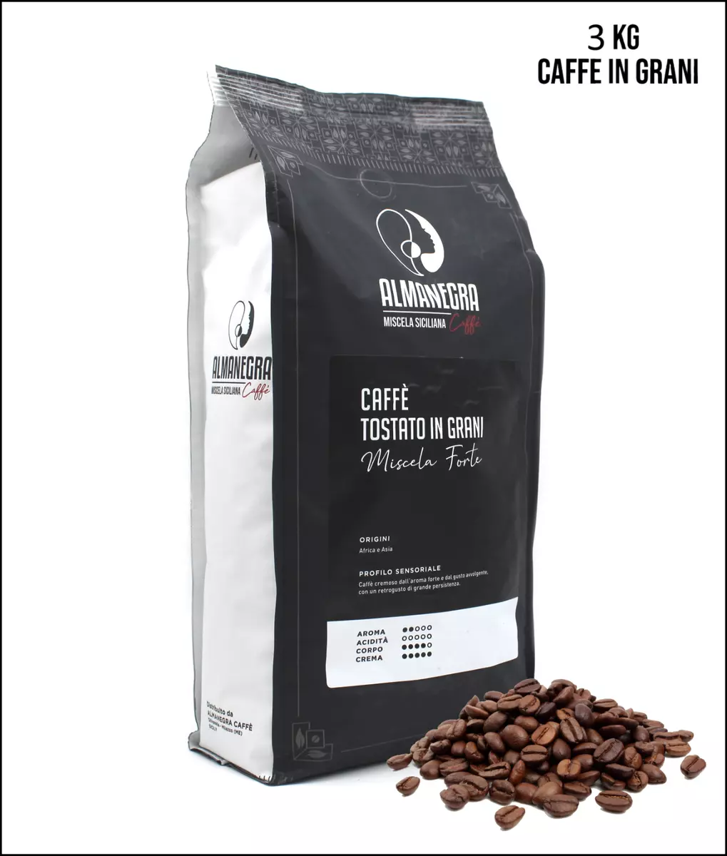 Coffee Bean Blend Arabica or Ground 2.2lbs Espresso for Machine