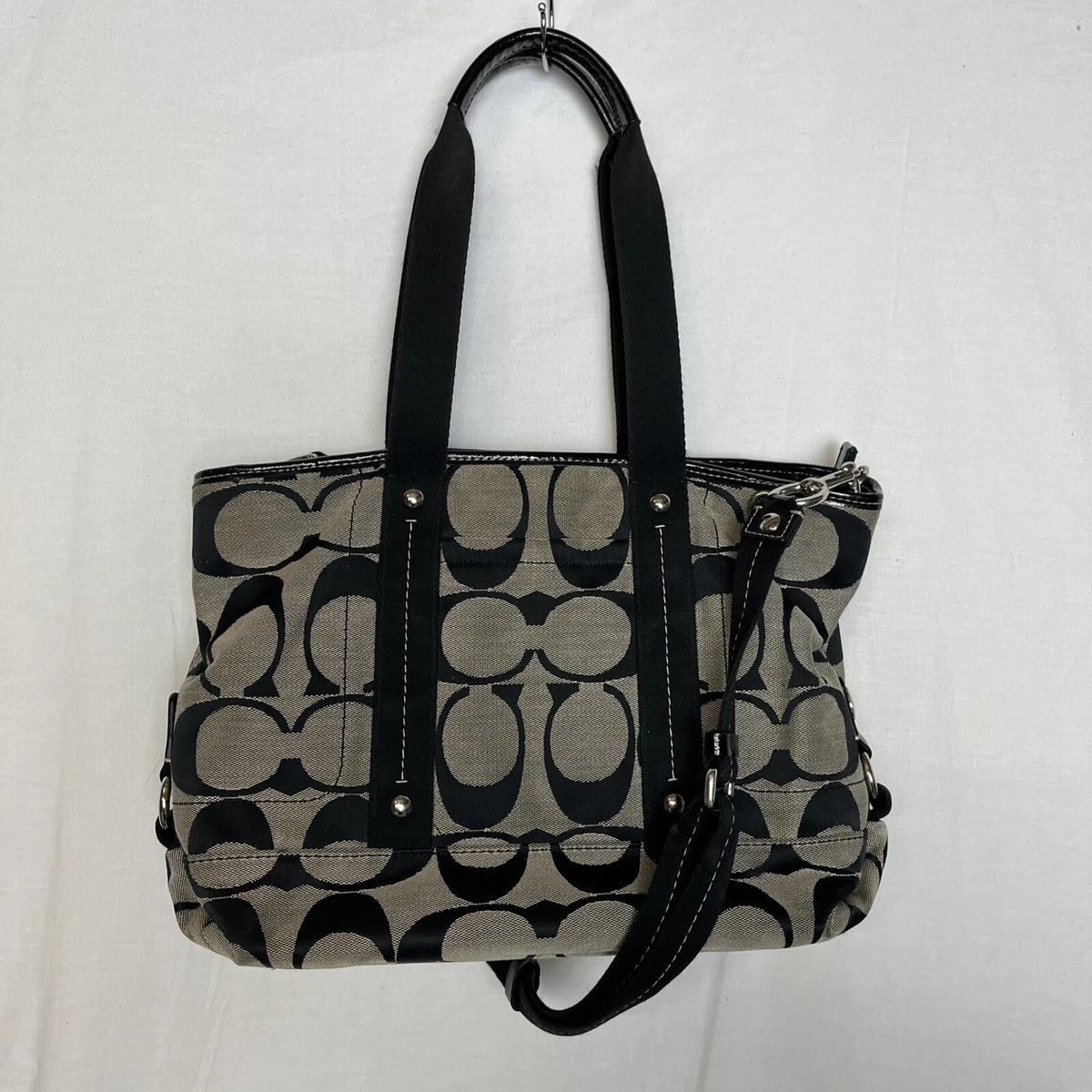 Coach est 1941 Leather Women's Black And Gray Hand/ shoulder bag.  A1032-F14281 | eBay