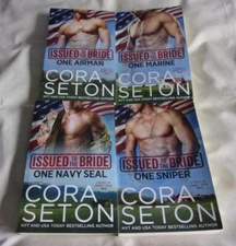 Set of 4 The Brides of Chance Creek books by Cora Seton #1-4