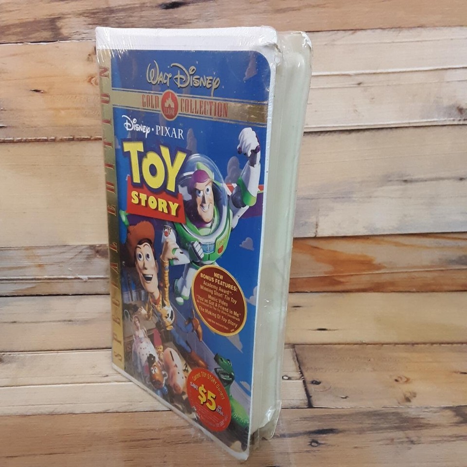 Toy Story Gold Collection VHS VCR Tape Sealed Clamshell Disney Pixar