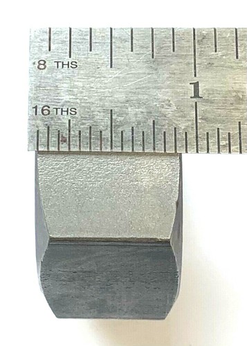 7/8-14 UNF ACERO AL CARBONO HEXAGONAL RETHROSCADO TROQUEL HEXAGONAL - ¡NUEVO! - Imagen 6 de 8