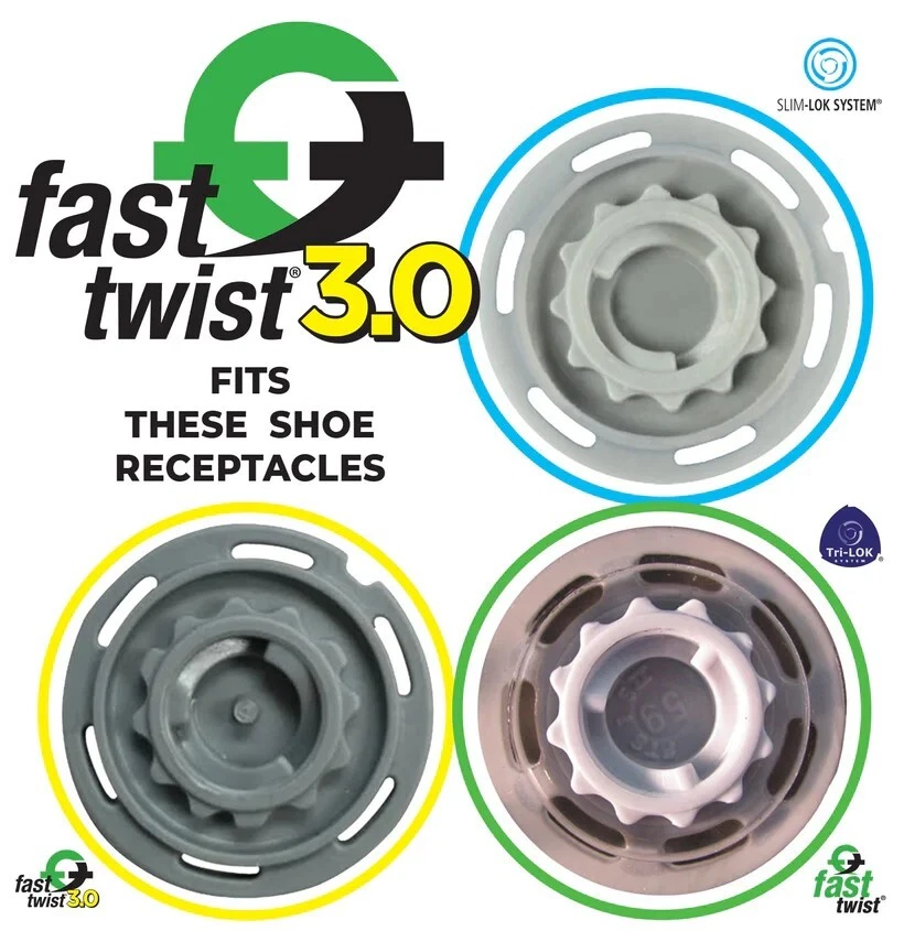 48 GRAY Pulsar Fast Twist 3.0 SoftSpikes Spikes Cleats