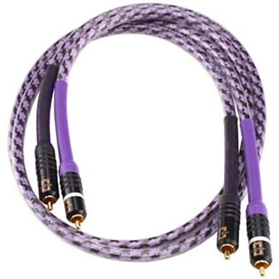 Analysis Plus Solo Crystal Oval Interconnect Cable RCA To RCA 1.0 Meter Pair