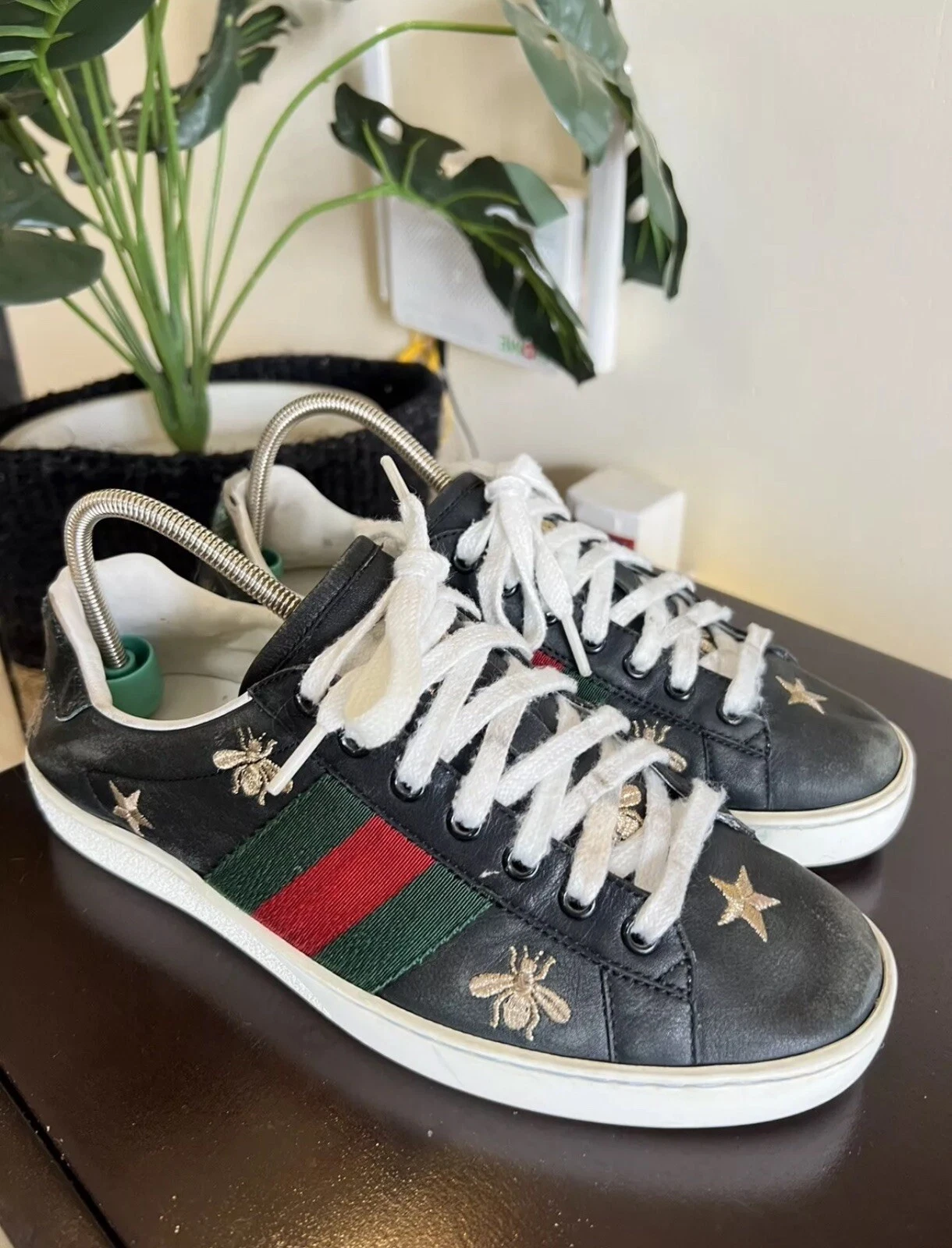 Baskets Gucci Ace brodées « abeilles et étoiles » Ace taille US 5,5    UK 5