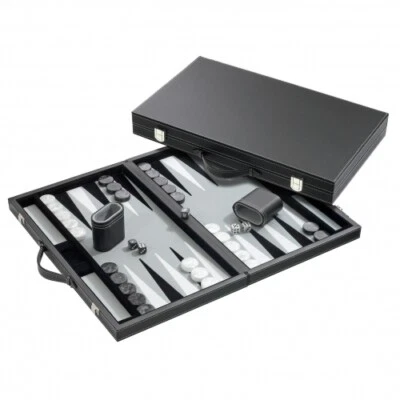 Backgammon - Koffer - Anestis - Kunstleder - groß - Bild 1 von 4