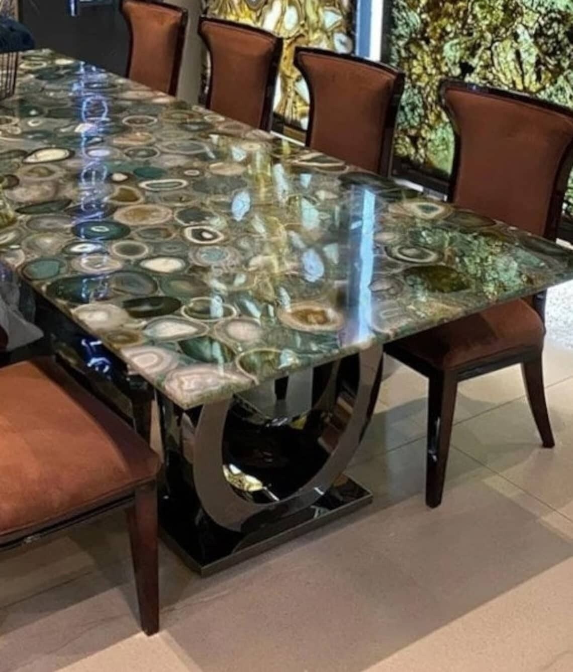 Agate Dining Table Top Agate Coffee Table Kitchen Countertop