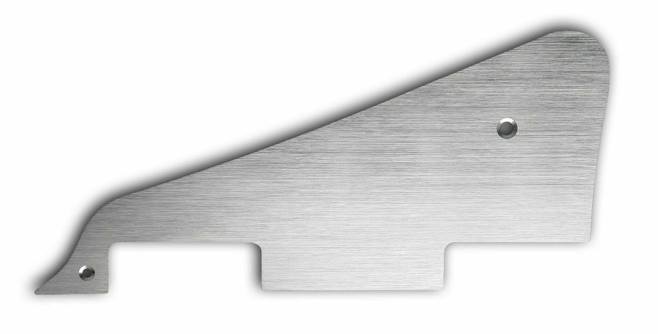 Pickguard Les Paul métal argenté idéal pour les concerts et sessions studio
