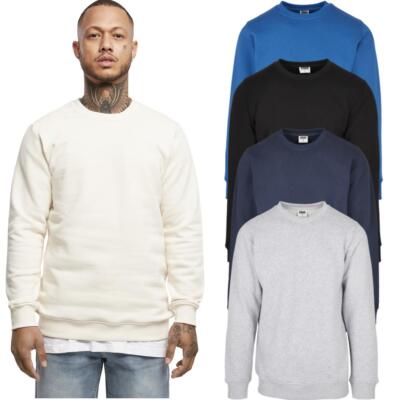 Urban Classics Organic Basic Crew Pullover Sweater Sweatshirt 100% Bio Baumwolle