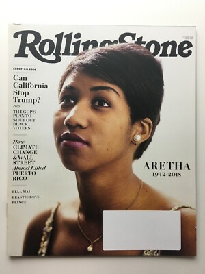 Rolling Stone Magazine October 2018 Aretha Franklin Ella Mai Beastie Boys Prince