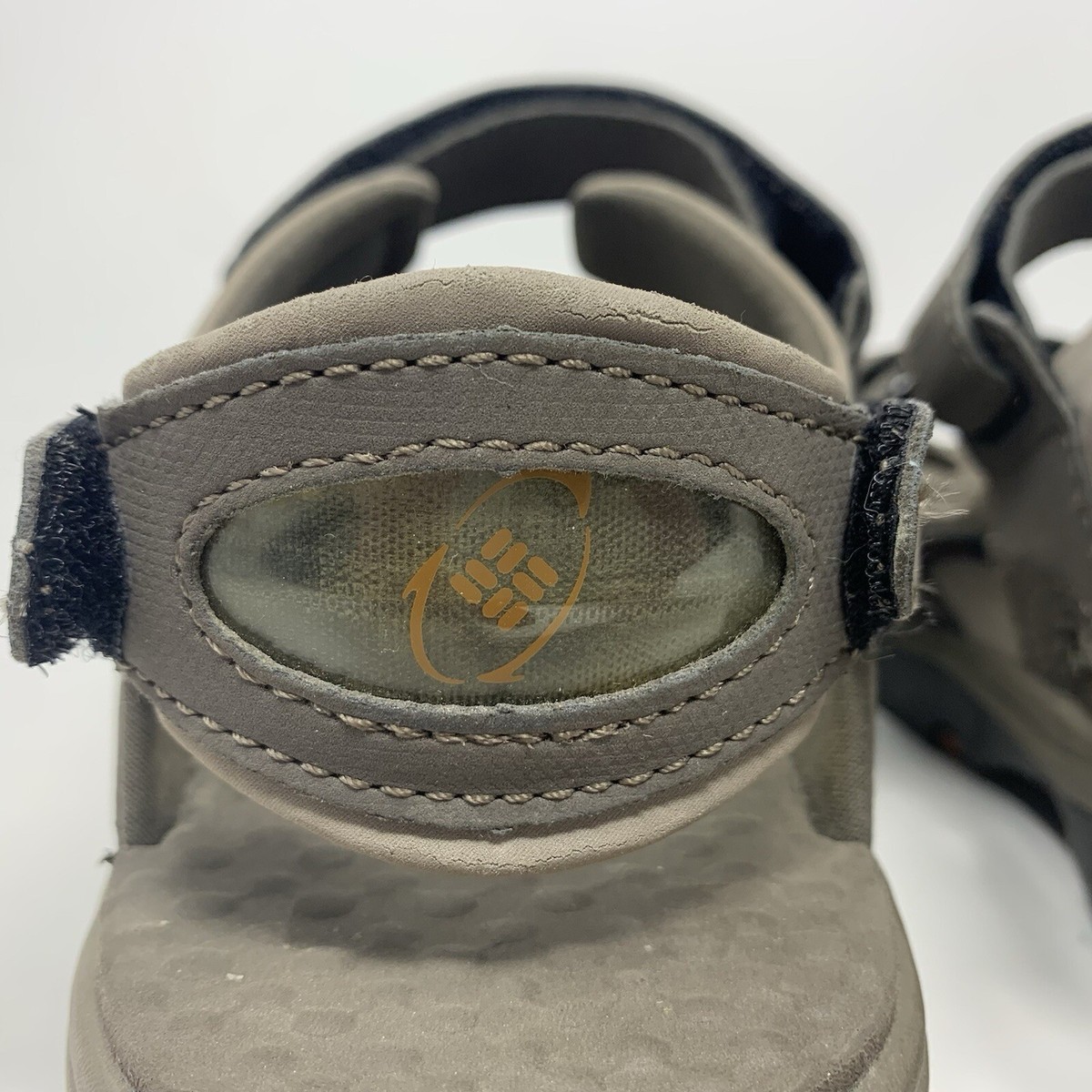 Columbia 2 Strap Gray Sandals Mens 9 EUC Columbia 2 Strap Sandals M 1907061010 - Black/Grey  main image 3