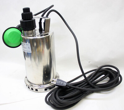 #ad 1 1 4HP 30380 GPH Stainless Steel Submersible Pump Sump Drain Suction Flooding $87.99