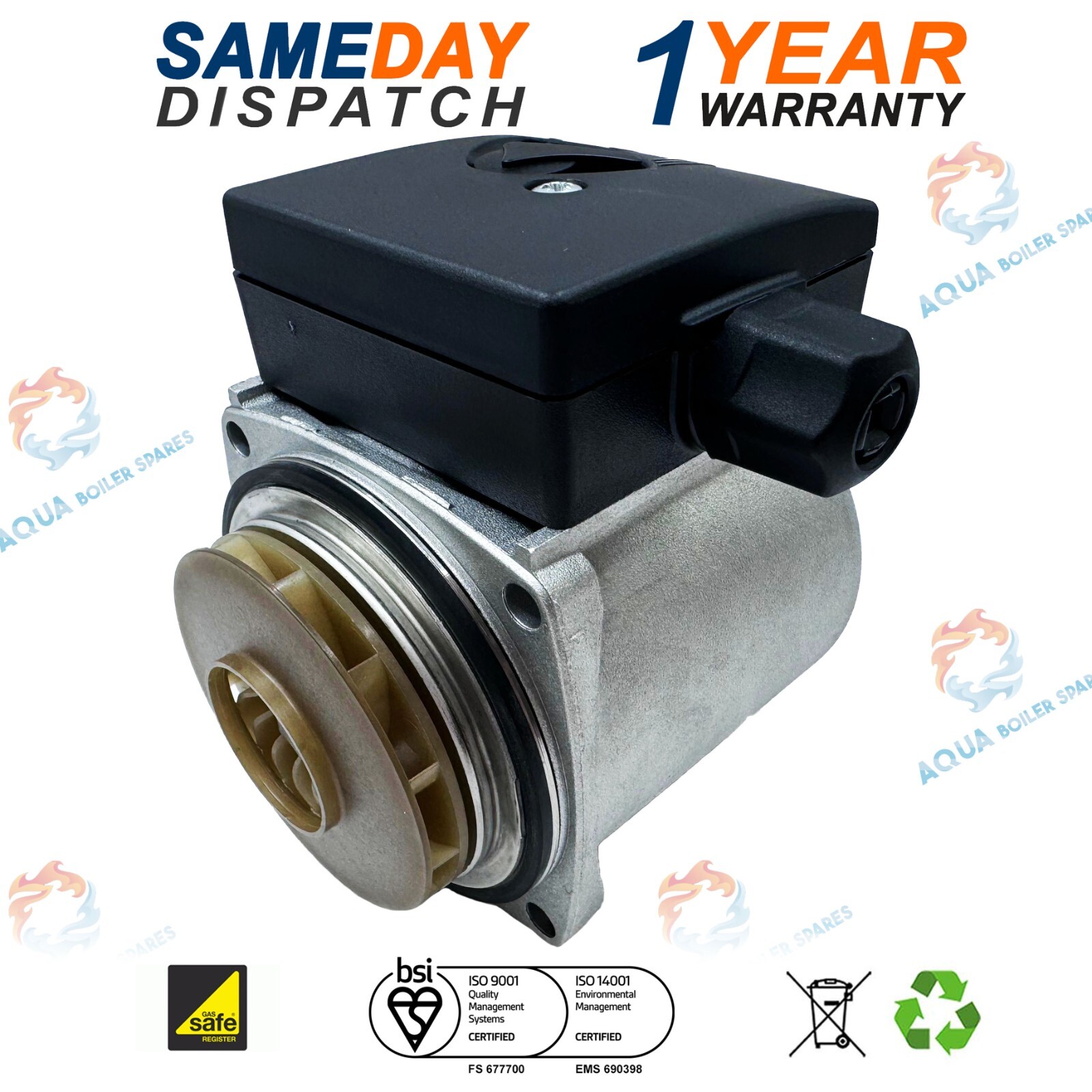 VAILLANT TURBOMAX PLUS VUW 824 828 837 E BOILER REPLACEMENT PUMP HEAD ...