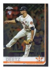 Dean Deetz 2019 Topps Chrome Baseball #79 Houston Astros Rookie RC