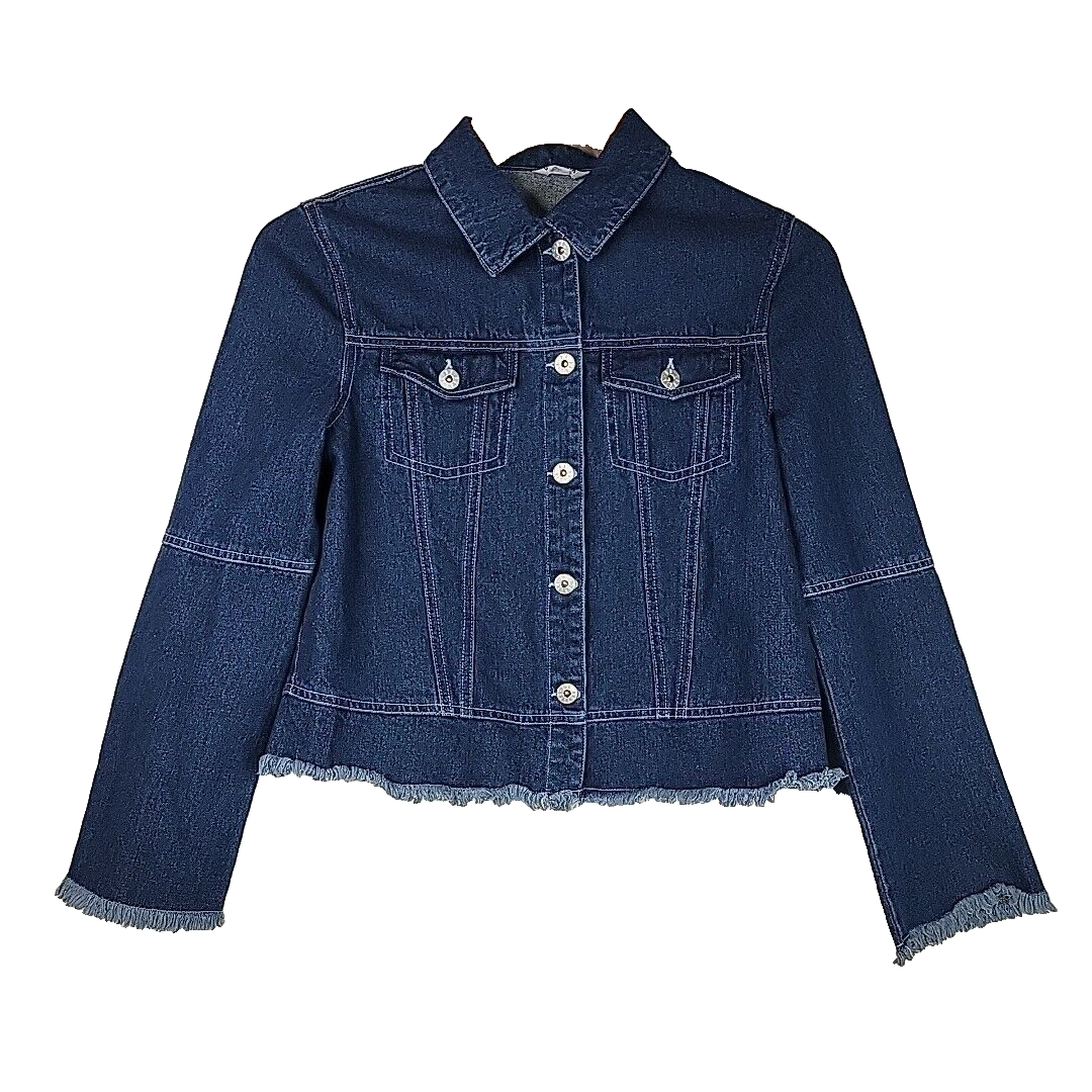 BB Dakota Women's Cillia Denim Jean Jacket Size Medium Short Blue