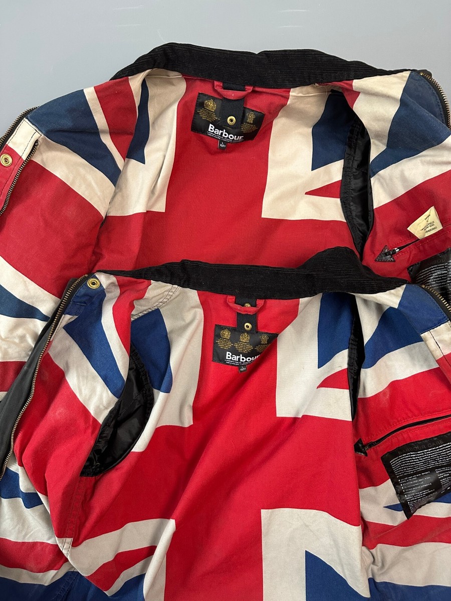★キッズL★バブアー UNION JACK INTERNATIONAL Barbour Union Jack International Jacket Boy'S L Men's #EB