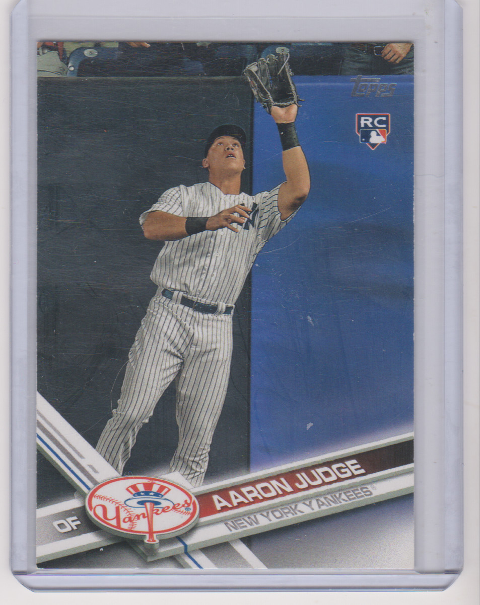 2017 Topps - Aaron Judge #287 Fielding (R/C)-MT-NM-HR KING