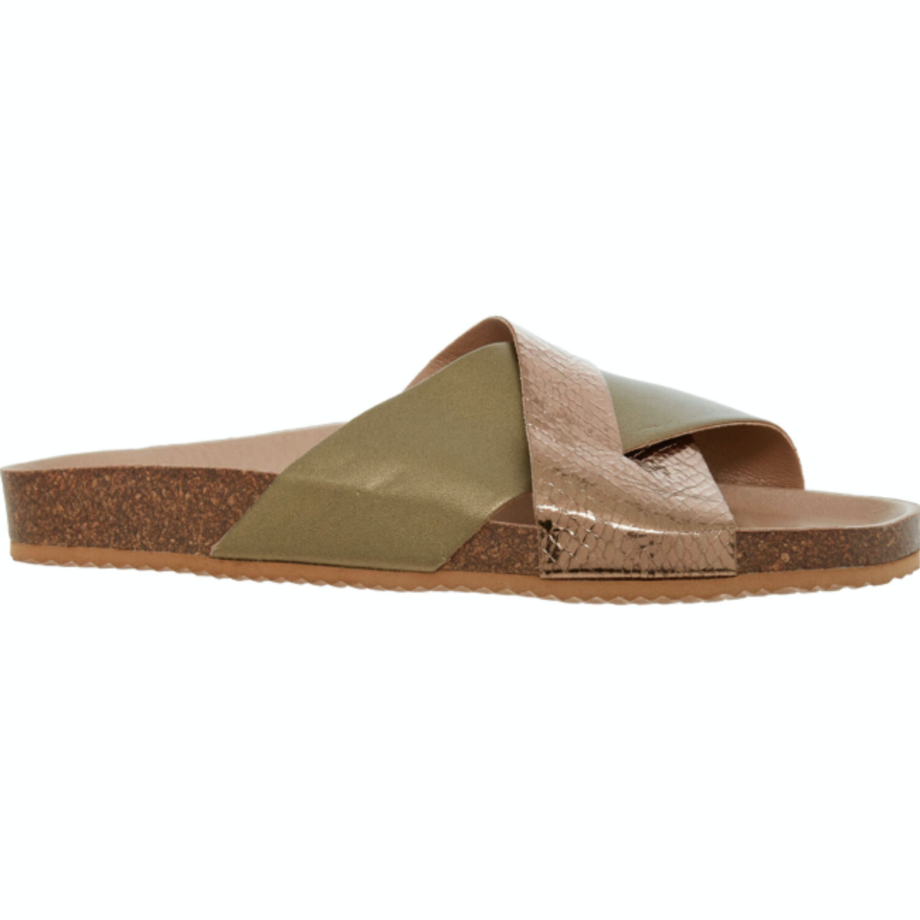 APL TAKE ME Sandali effetto rettile oro e marrone UK 5 EU 38 £50