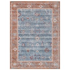 SAFAVIEH Kenitra Collection KRA696N Blue / Red Rug