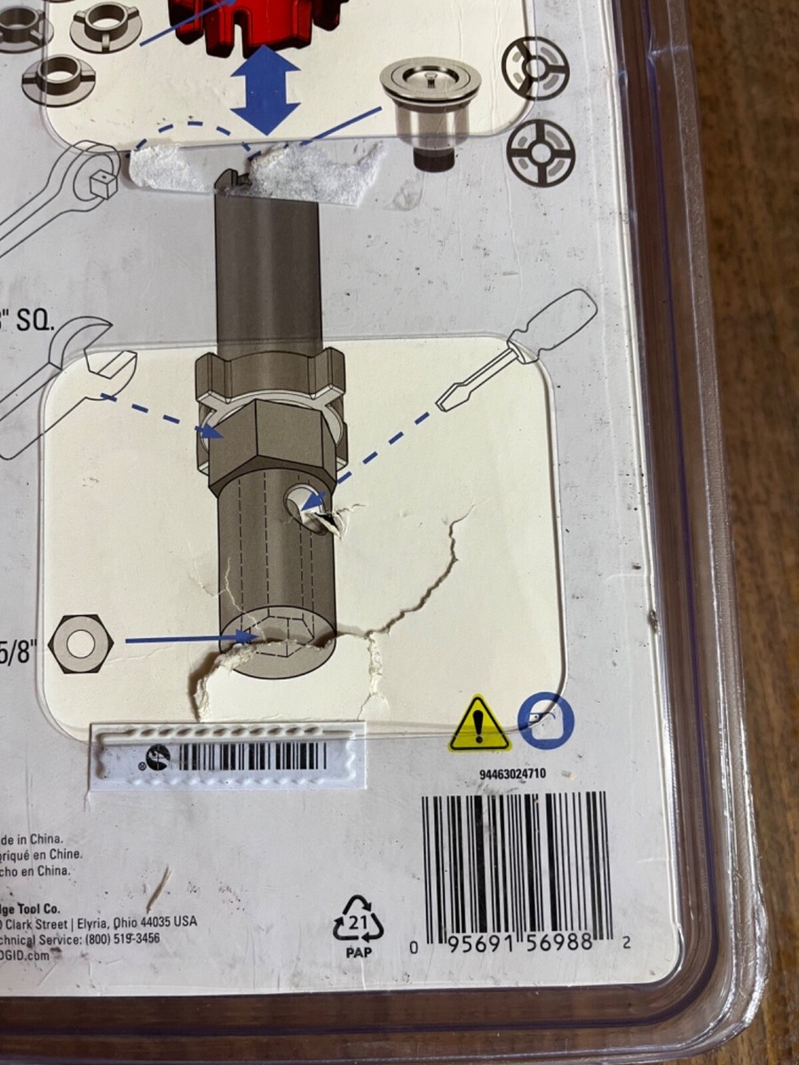 RIDGID 56988 EZ Change Faucet Valve Wrench - USED 95691569882| eBay