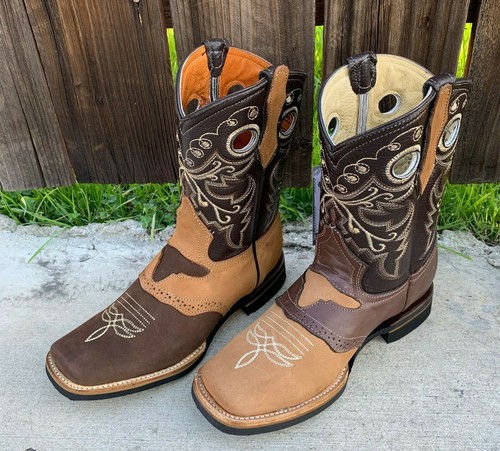 Botas Rodeo Torito Women's Western Square Toe Cowgirl Cowboy Leather Boots  700 | eBay