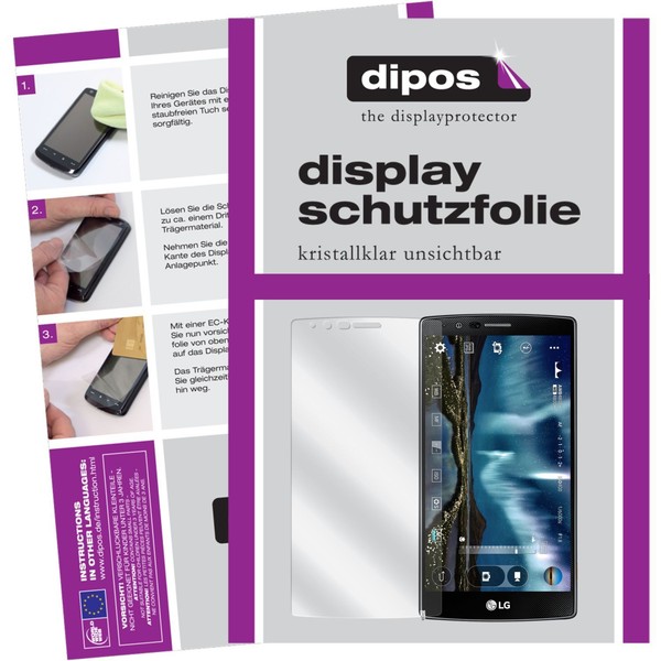 6X Schutzfolie FüR Lg G4 Klar Displayschutzfolie Folie Dipos Displayfolie-image