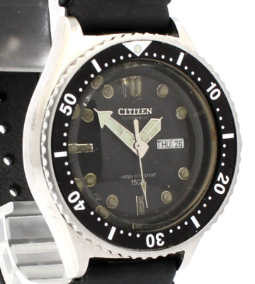 VINTAGE CITIZEN 150M DAY-DATE DIVER AUTOMATIC STAINLESS REF. 51-2273