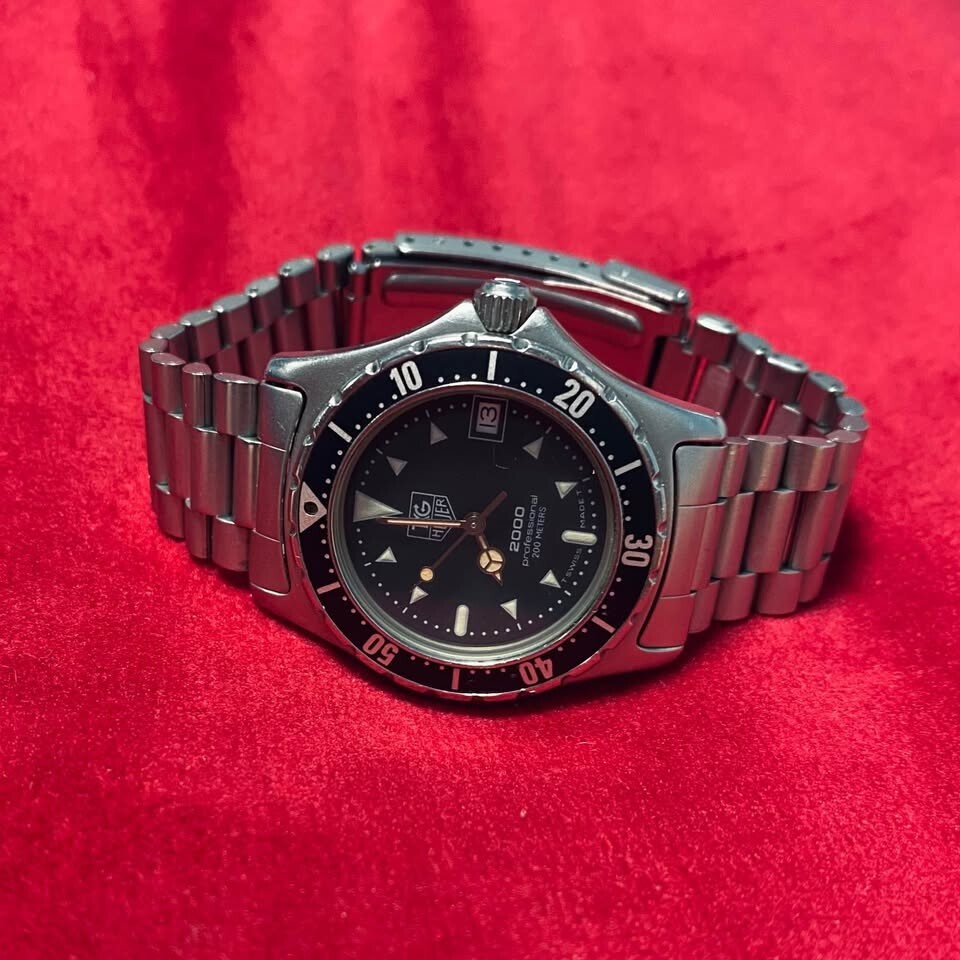 TAG Heuer 2000 Men's Black Watch - 973.013 for sale online