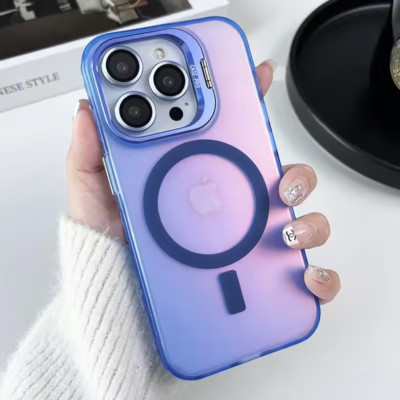 MagSafe Hülle für iPhone 16 15 14 13 12 11 Pro Plus Max Halter Kameraschutz Glas