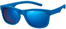 Polaroid Kids Sunglasses PLD 8020/S ZDI JY Polarized Blue Size 46 For Kids 