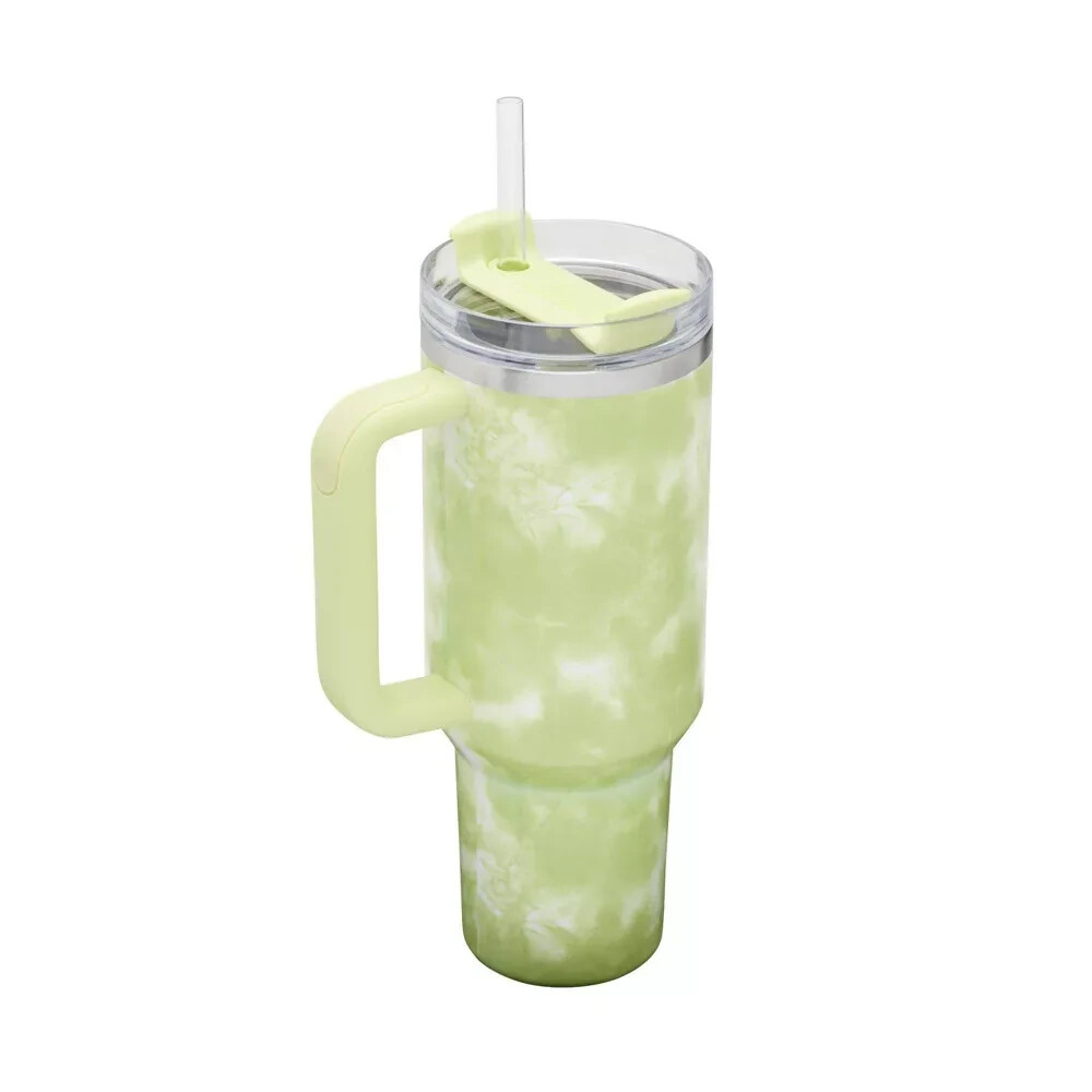 Stanley Quencher H2.0 Tumbler 40oz Citron Tie Dye Target Exclusive