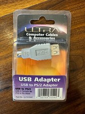ULTRA Brand USB Adapter--USB TO PS/2 New In Package