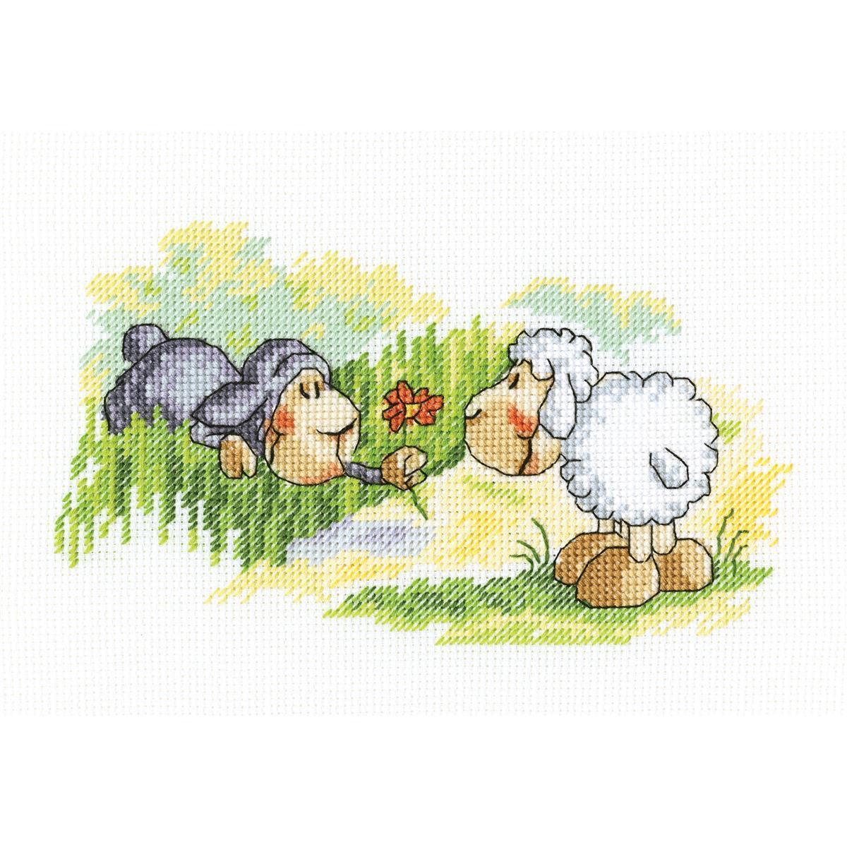 RTO counted Cross Stitch Kit ""Choose me...!"" C234, 18x11 cm, DIY