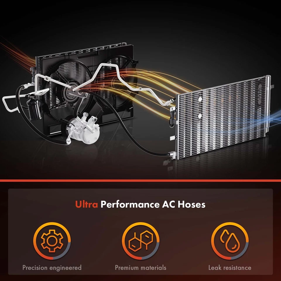 Novo conjunto de linha de sucção e líquido AC para Mercedes-Benz GL450 GL550 GL350 GLE300d - Imagem 2 de 4