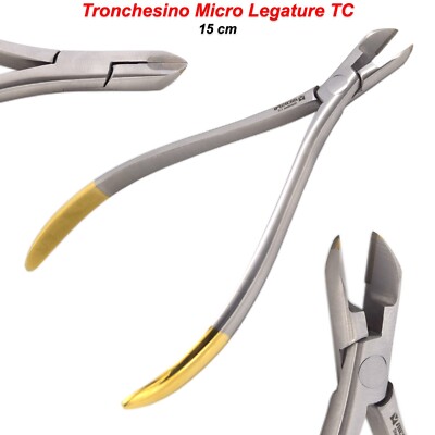 Orthodontic Micro Tie Cutter TC Pins Elastic Wire Cutting Pliers 15cm