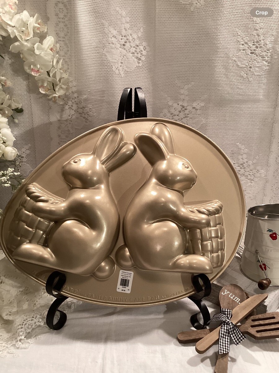 Moule à Gâteau 3D Bunny In Basket Nordic Ware - 10 Tasses, Anti-adhésif Sans PFAS
