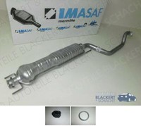 Imasaf Auspuff Mitteltopf + Anbauteile für Opel Zafira (F75) 2.0 OPC 2001-2005